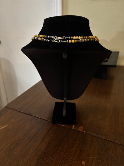 13" to 19” Bumblebee Jasper Necklace