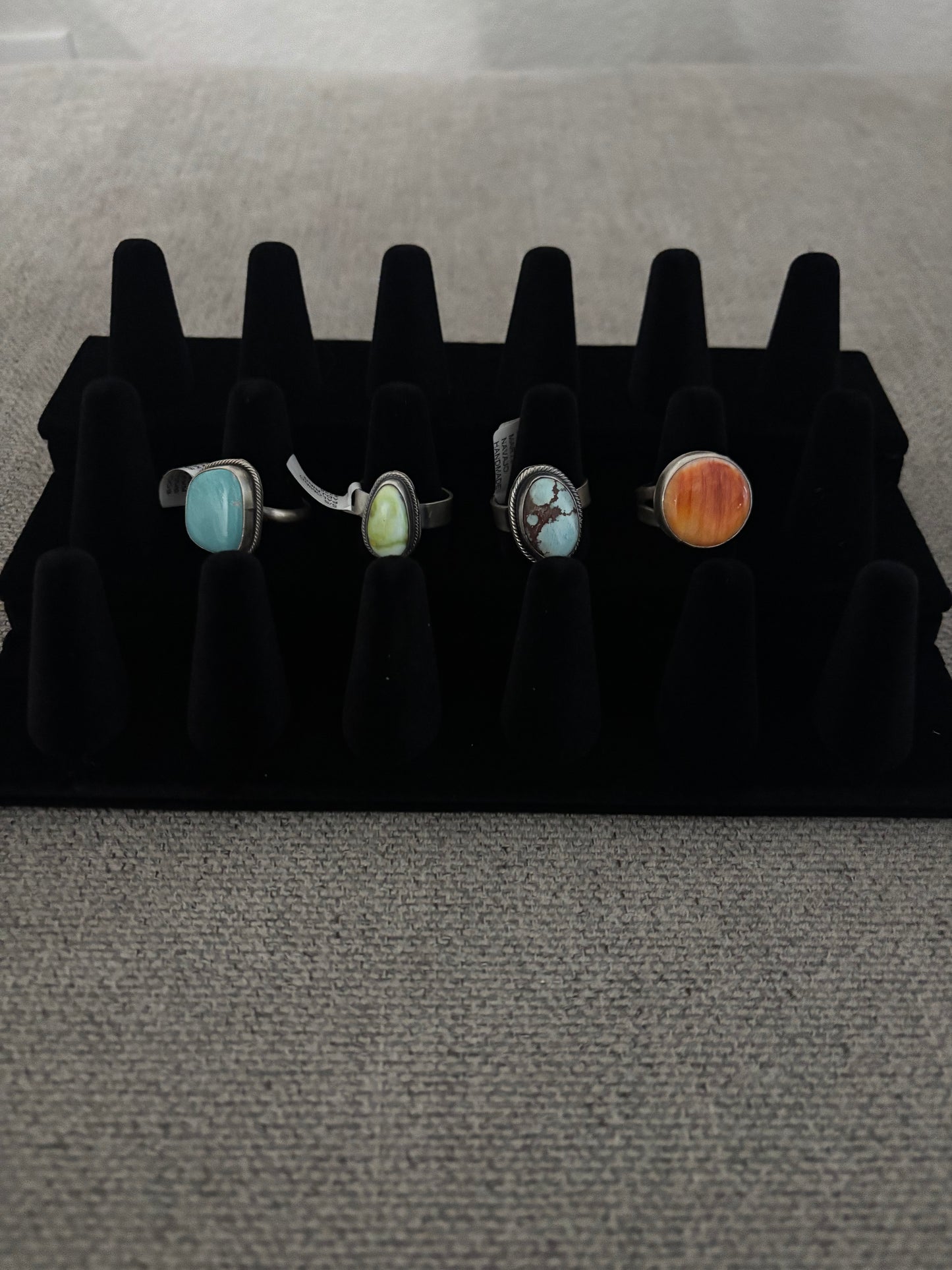 Assorted Adjustable Ring Set – Thunder Mountain, Palomino & GH Designs