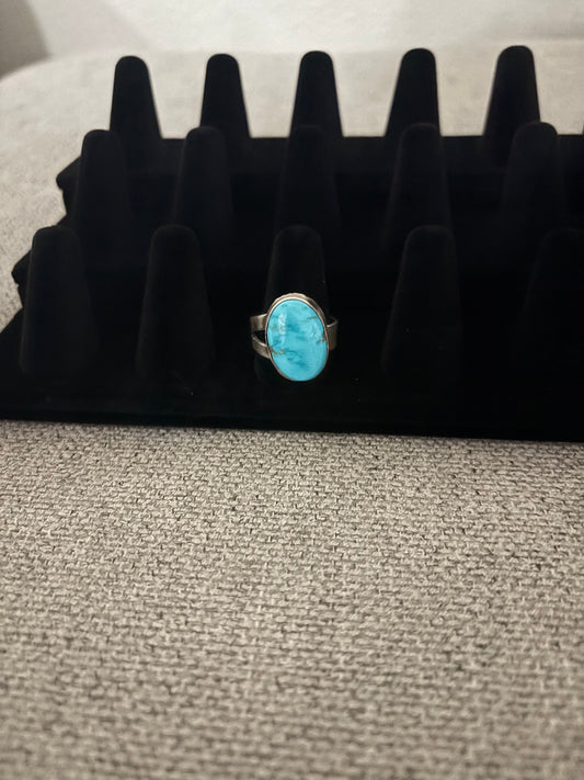 Ring Antoinette Martinez Adjustable Blue Kingman