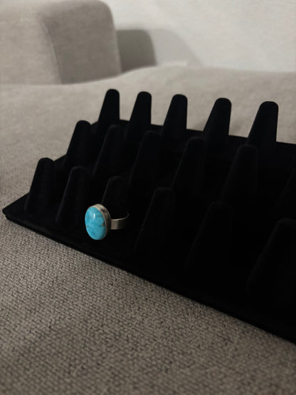 Ring Antoinette Martinez Adjustable Blue Kingman