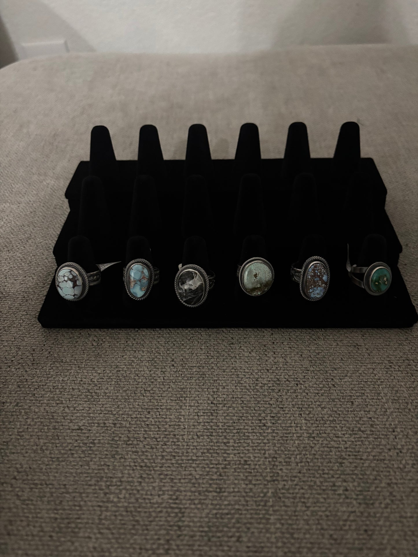 Ring Assorted Natural Stone Adjustable