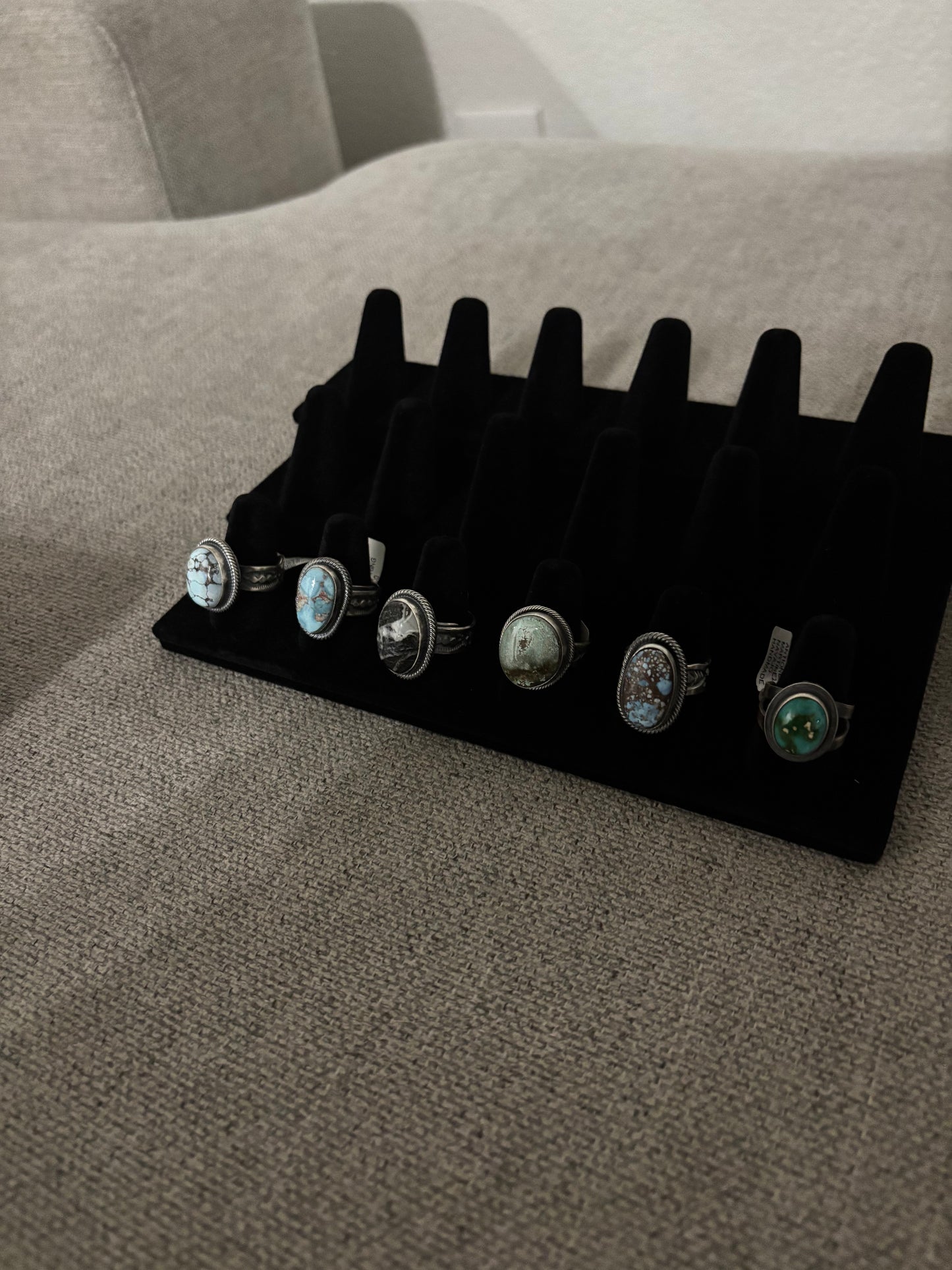 Ring Assorted Natural Stone Adjustable