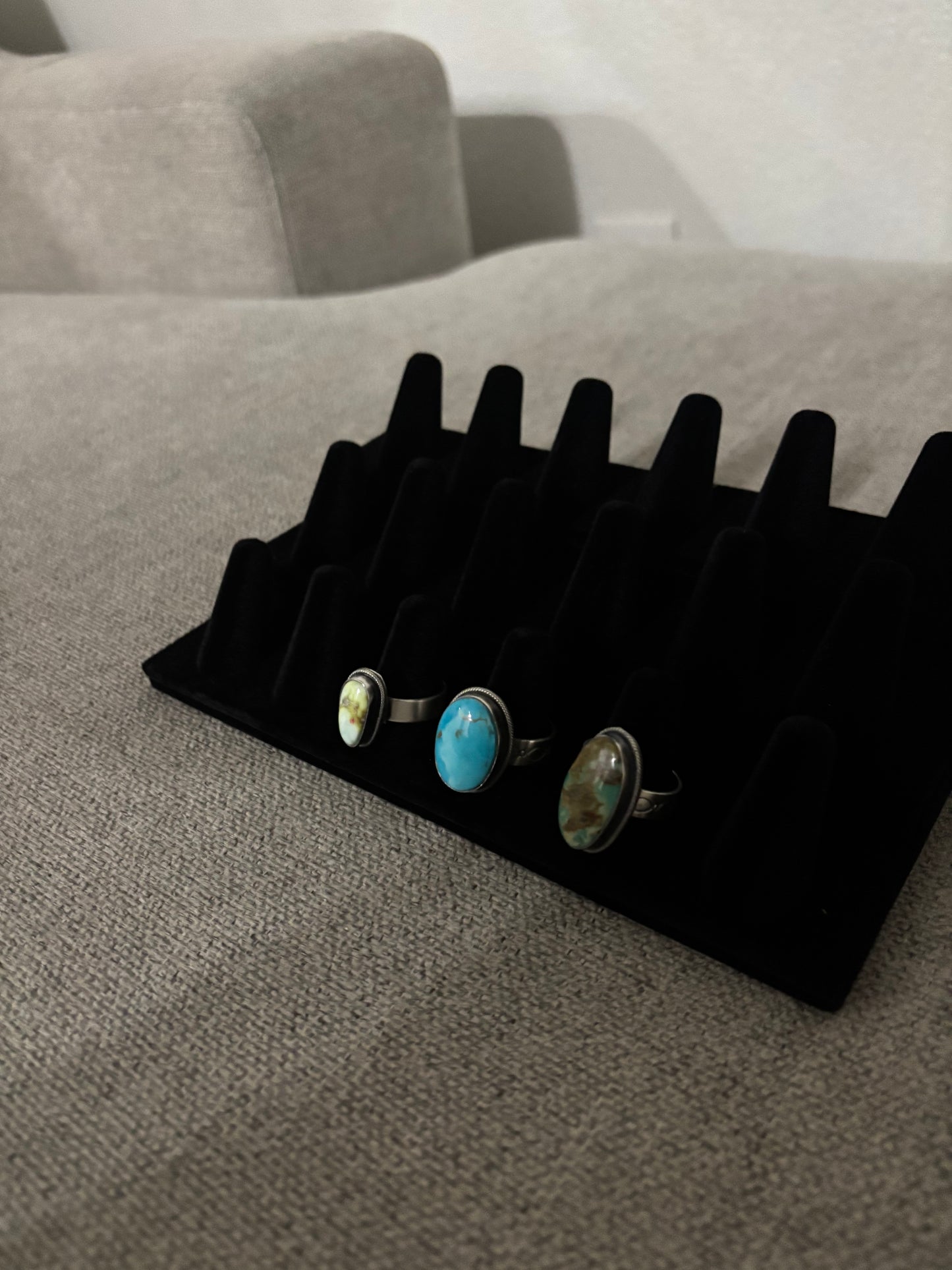 Ring Assorted Natural Stone Adjustable