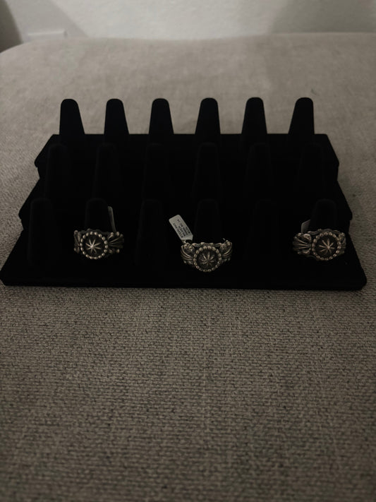 Genevieve Francisco Sterling Silver Montana Starry Night Rings