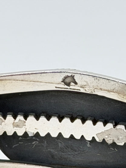 The Veronica Cuff Bracelet in Black Onyx by Turquoise Mustang