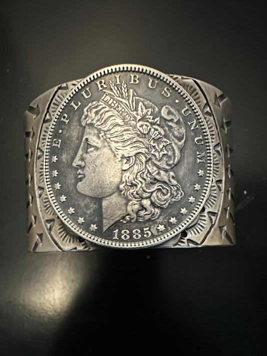 Morgan Dollar Sterling Silver Cuff