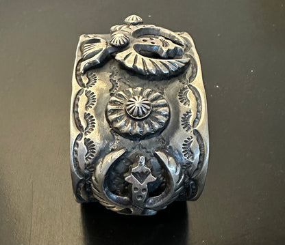 Knifewing Kachina Mega Sterling Silver Cuff