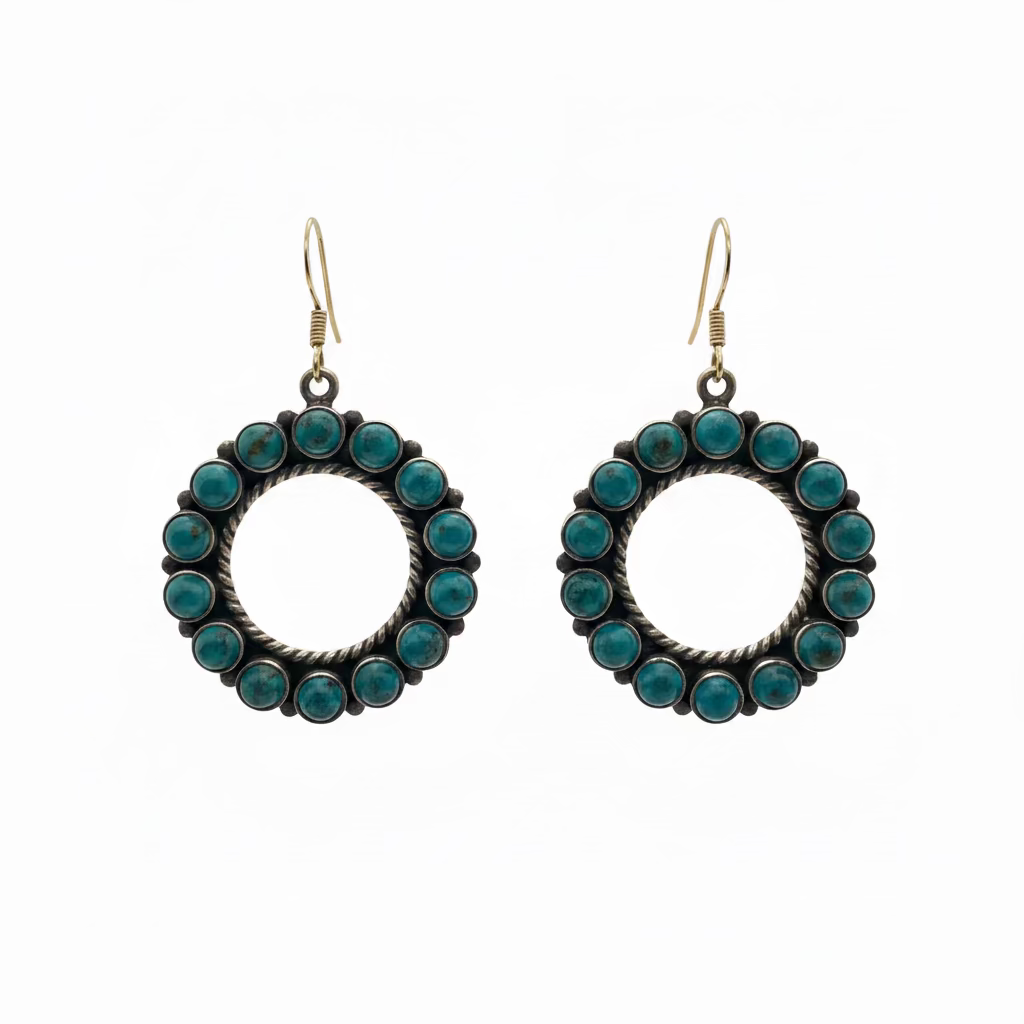 Ceremonial Kingman earrings 
