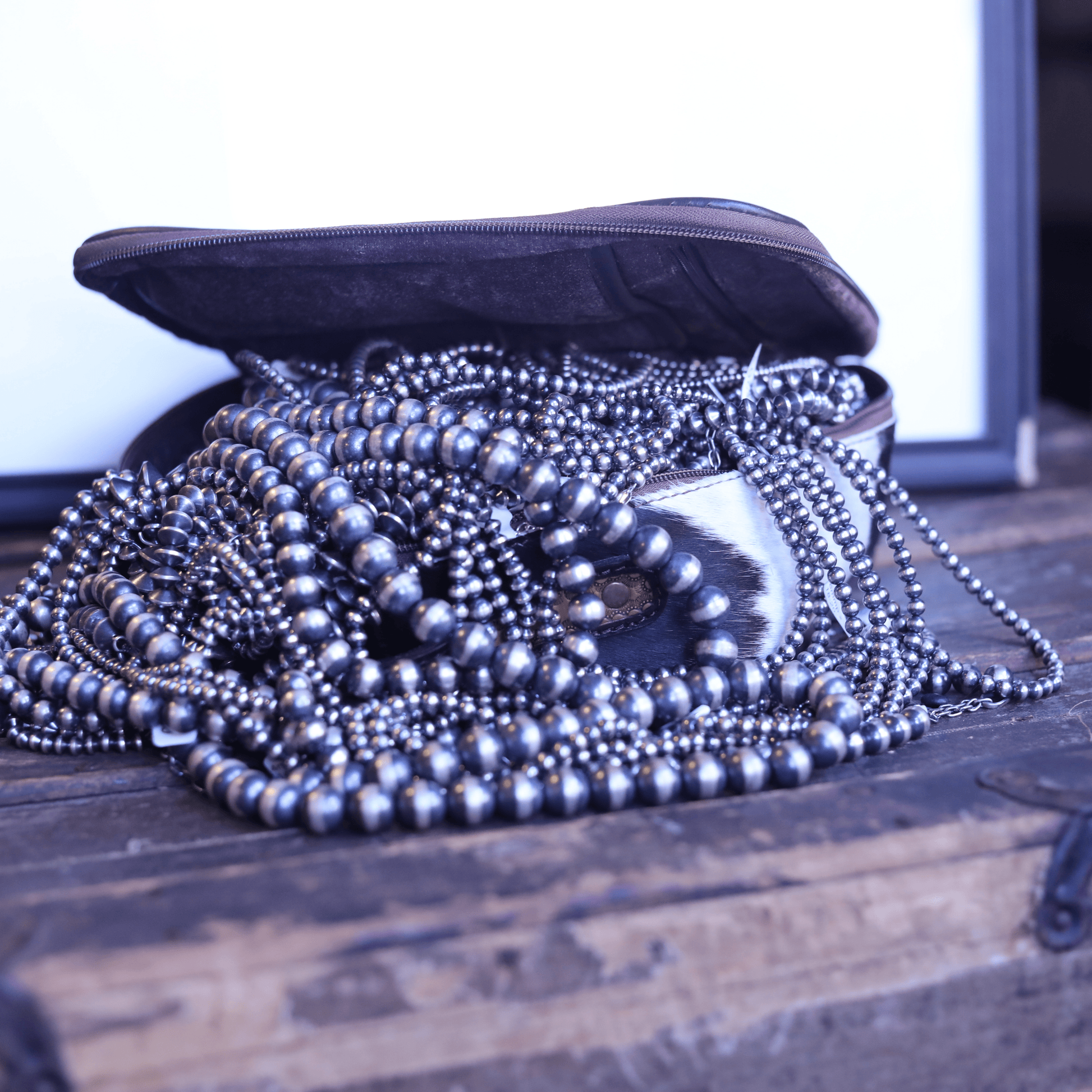 Handcrafted Jewelry Piece crafted from 24", an exquisite Jewelry designed by Turquoise Mustang.