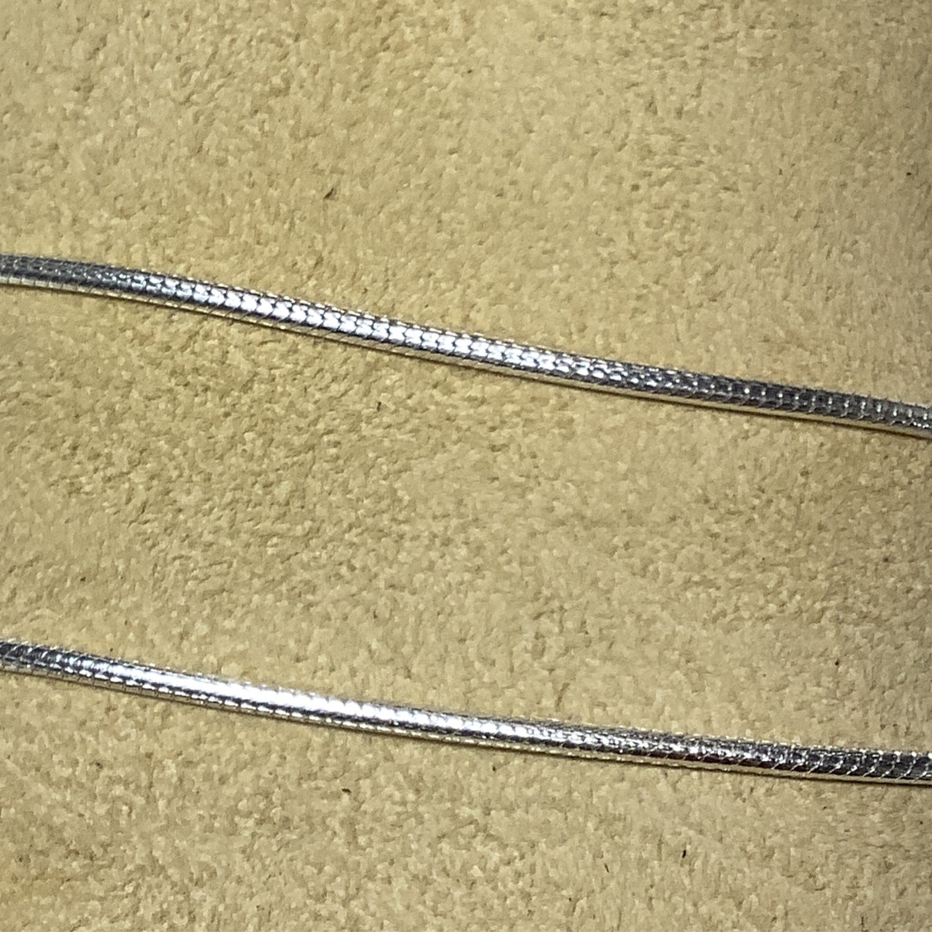Snake Chain, Bright Silver, 3 mm, 16" crafted from Sterling Silver, an exquisite Chains and Ropes designed by Turquoise Mustang.