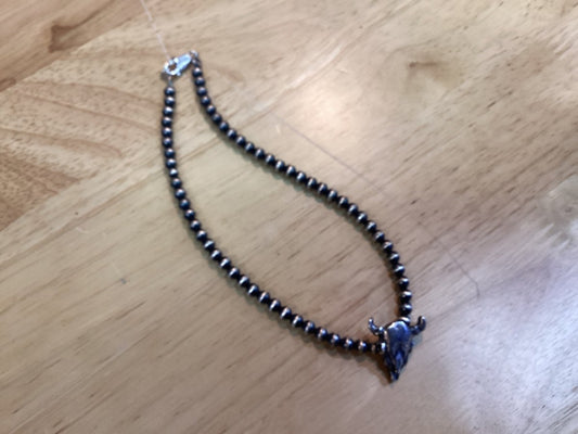 Necklace - Turquoise Mustang
