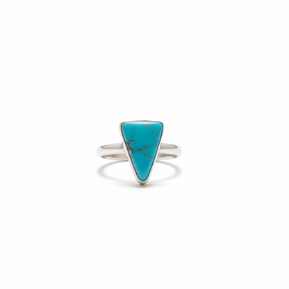 Small Turquoise Stacker Ring, Assorted Shapes and Sizes - Turquoise Mustang