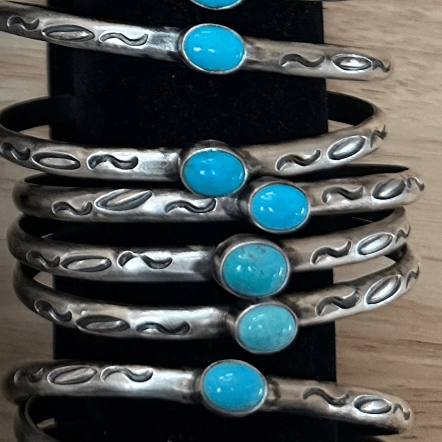 Helena Single Stone Bracelet - Turquoise Mustang