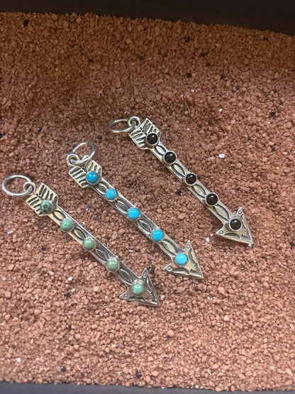 The Arrowleaf Pendant - Turquoise Mustang