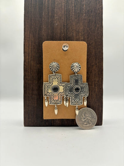 The Blue - Eyed Mary Earrings - Turquoise Mustang