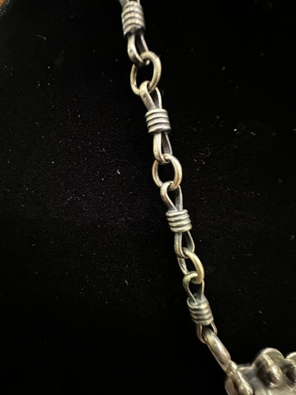 XL Golden Hills Bar Cluster Necklace - Turquoise Mustang