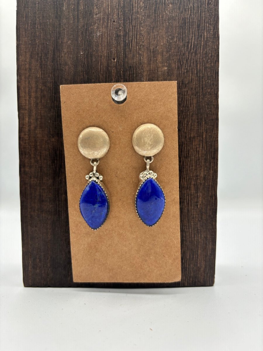 The Snowdrop Marquis Earrings by Turquoise Mustang — Multiple Stones - Turquoise Mustang