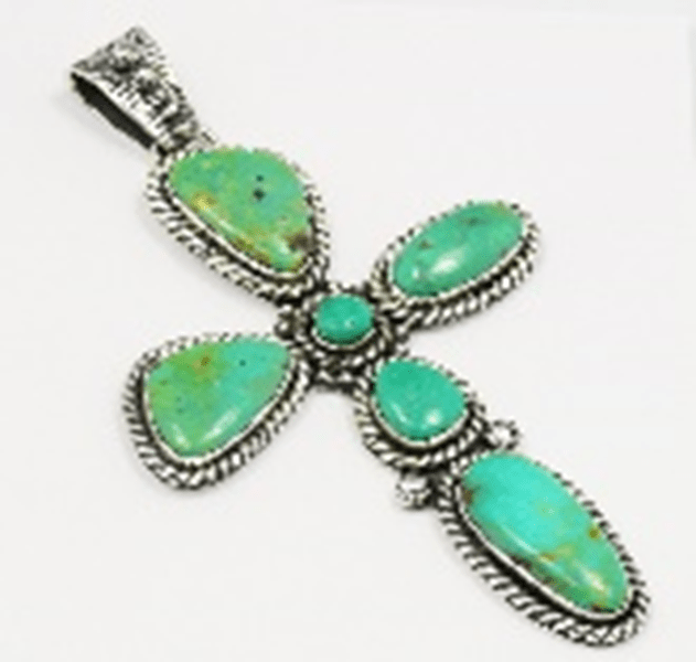 The Euphorbia Cross - Turquoise Mustang