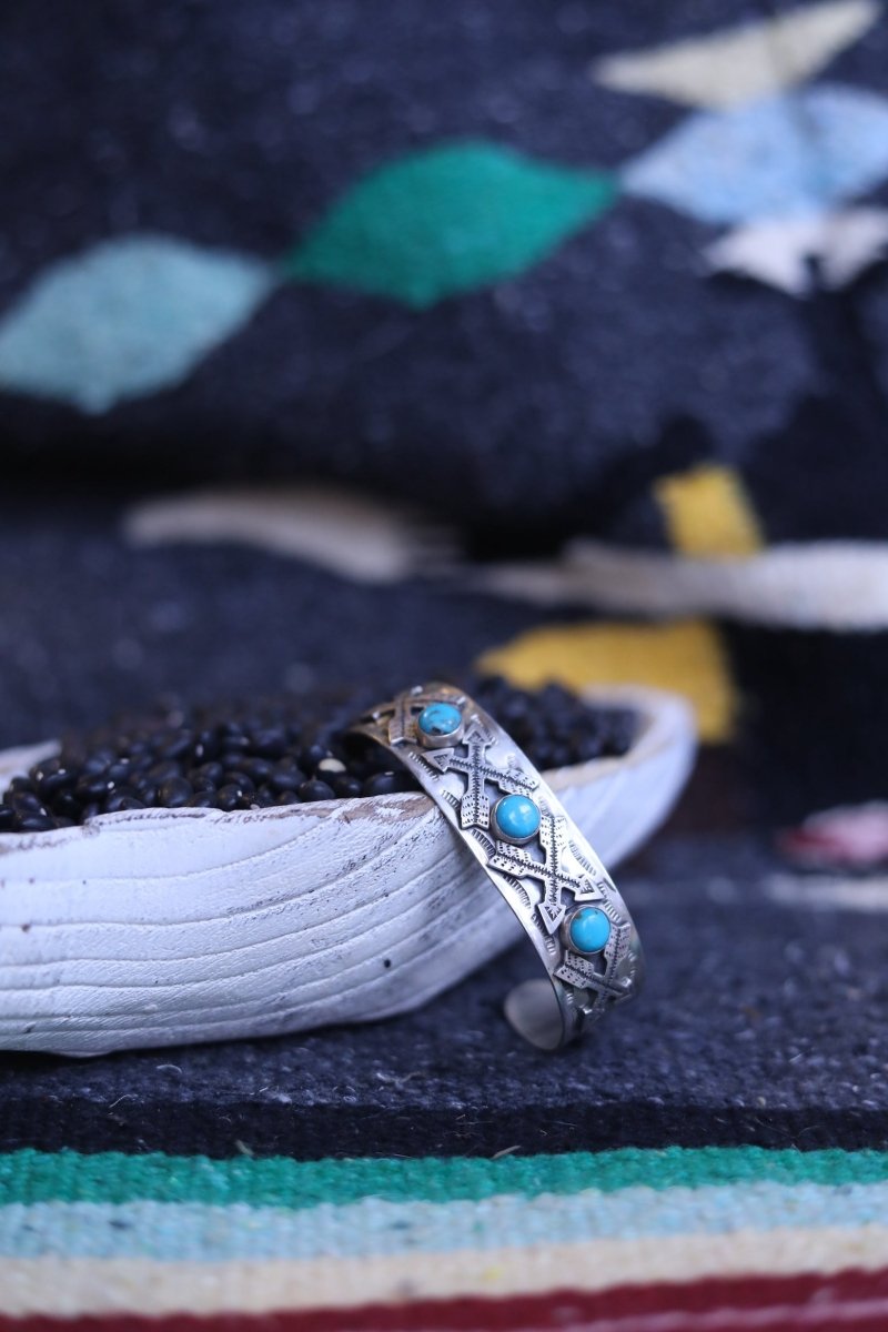 The Shooting Star Cuff Bracelet - Turquoise Mustang