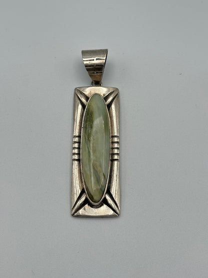 The Medium Reno Pendant - Turquoise Mustang