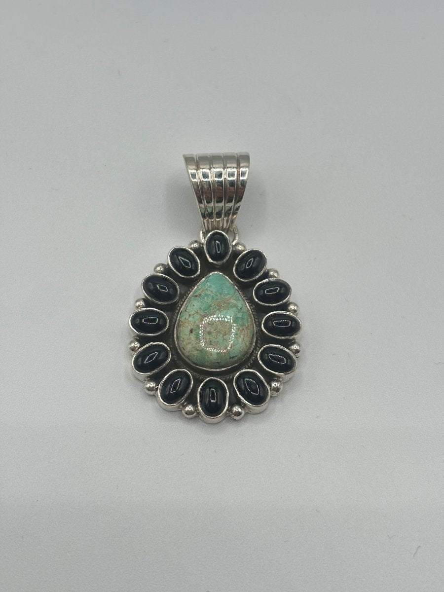 The Brassica Cluster Pendant - Turquoise Mustang