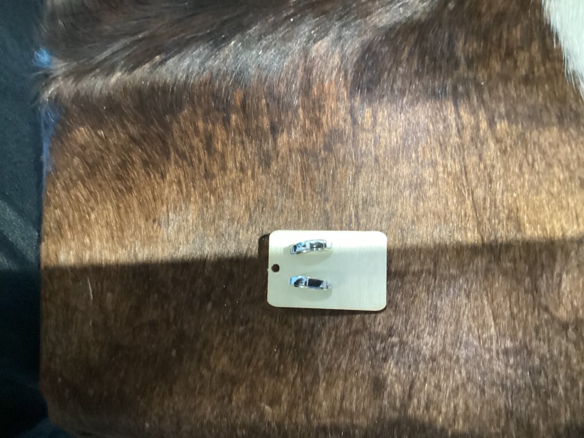 White Buffalo Inlay Half Hoops, Tammie Johnson - Turquoise Mustang