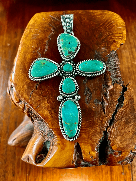 The Euphorbia Cross - Turquoise Mustang