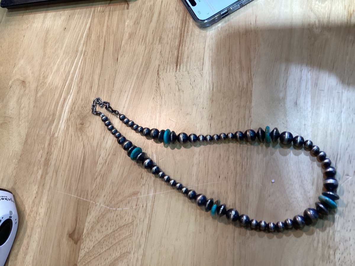 Necklace - Turquoise Mustang