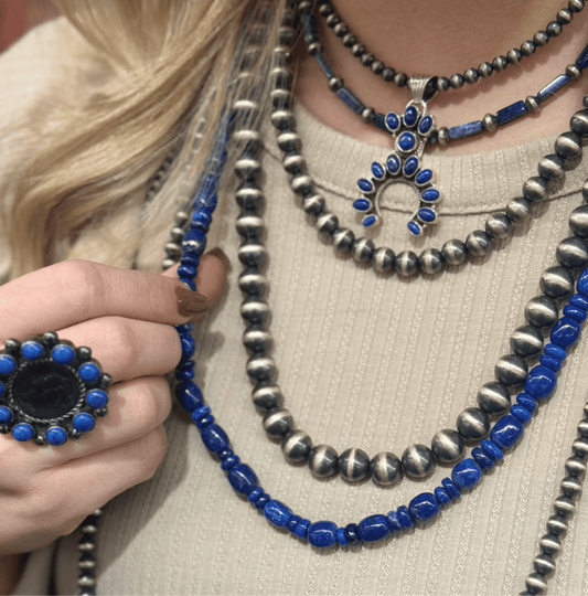 The Iago Mini Naja Pendant - Turquoise Mustang