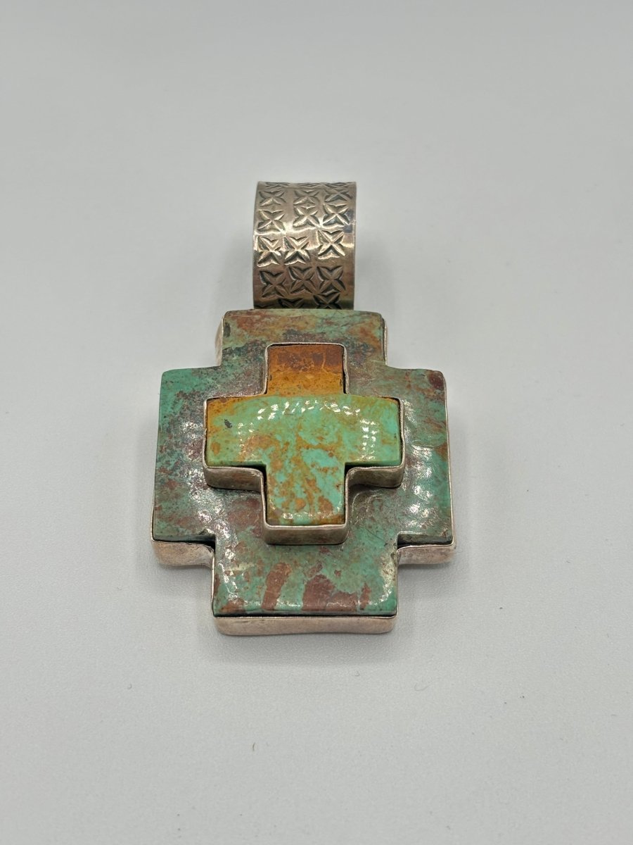 The Cosmos Cross - Turquoise Mustang