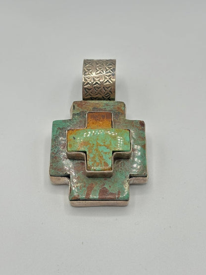 The Cosmos Cross - Turquoise Mustang