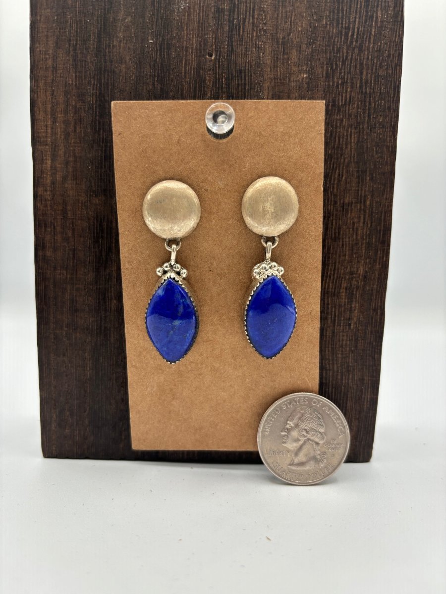 The Snowdrop Marquis Earrings by Turquoise Mustang — Multiple Stones - Turquoise Mustang
