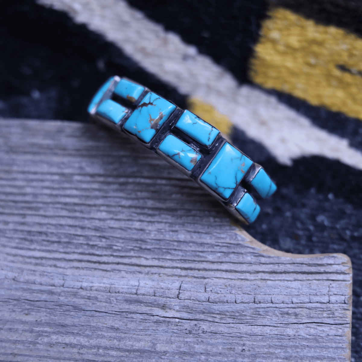 The Erica Cuff Bracelet - Turquoise Mustang