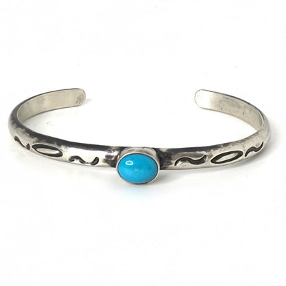 Helena Blue Kingman Cuff Bracelet, Kathleen Livingston - Turquoise Mustang