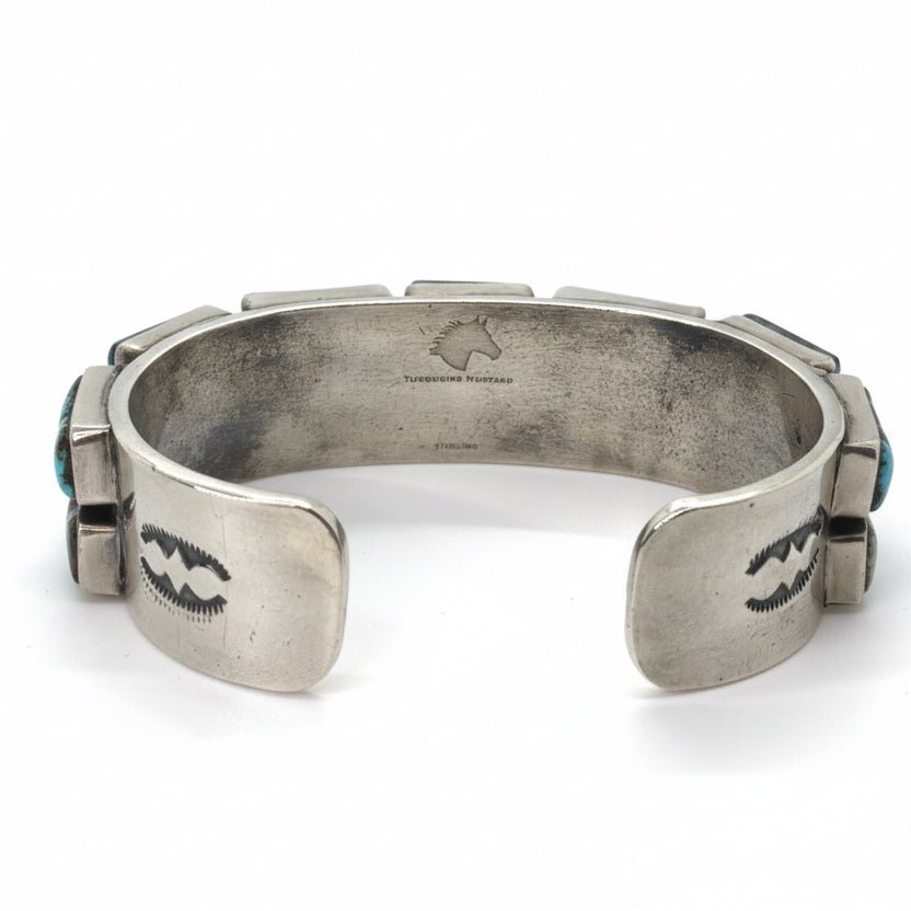 The Erica Cuff Bracelet in Denim Lapis — by TM - Turquoise Mustang