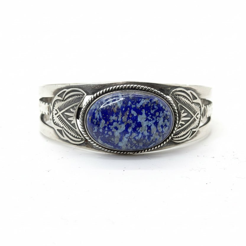 The Veronica Cuff Bracelet in Denim Lapis — by TM - Turquoise Mustang