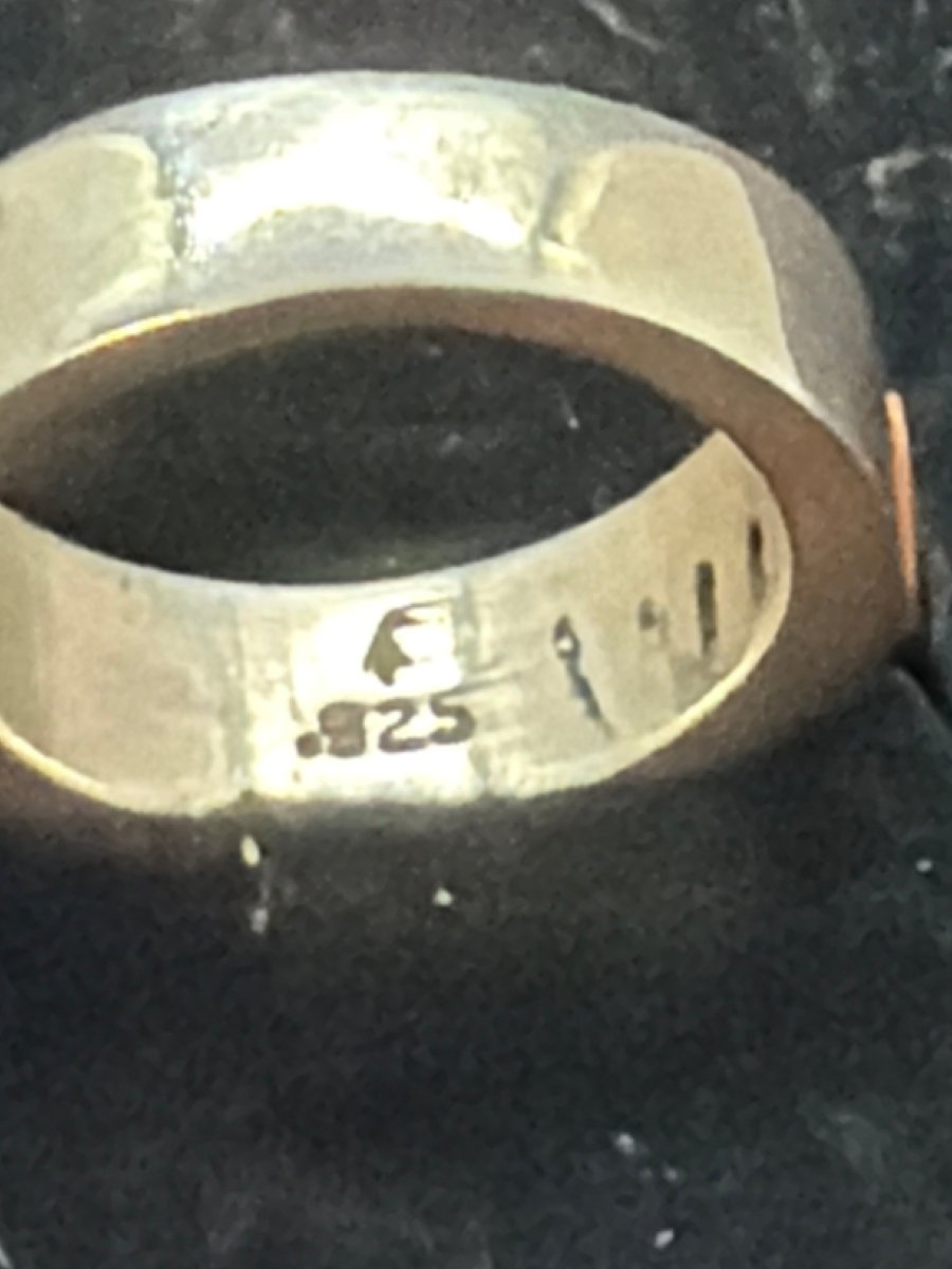 Multi - stone Inlaid Navajo Band Size 5.75 - Turquoise Mustang