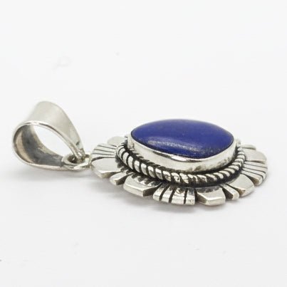 The Daphne Pendant in Premium Lapis - Turquoise Mustang