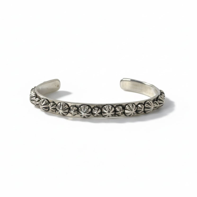 Peyote Button Petite Cuff, Dan Dodson - Turquoise Mustang