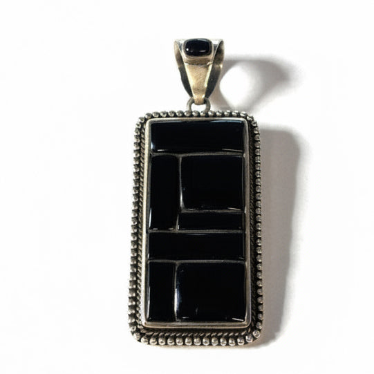 The Pendleton Mosaic Pendant - Turquoise Mustang
