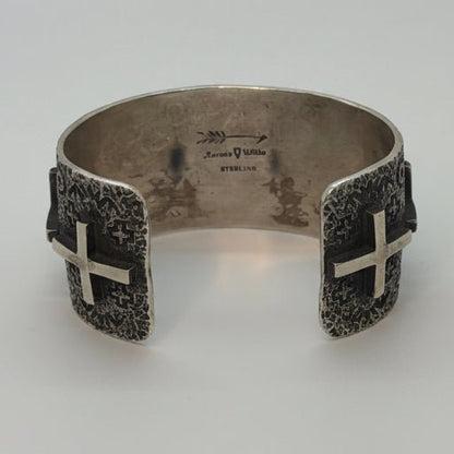 The Exira Cross Cuff Bracelet, Ronnie Willie - Turquoise Mustang