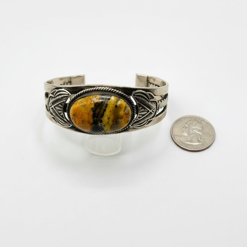 The Veronica Cuff Bracelet in Denim Lapis — by TM - Turquoise Mustang