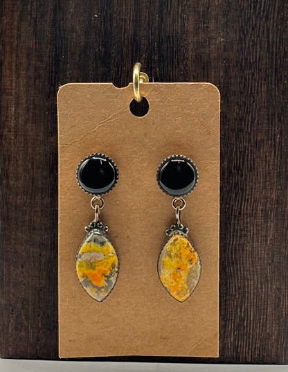 The Snowdrop Marquis Earrings by Turquoise Mustang — Multiple Stones - Turquoise Mustang