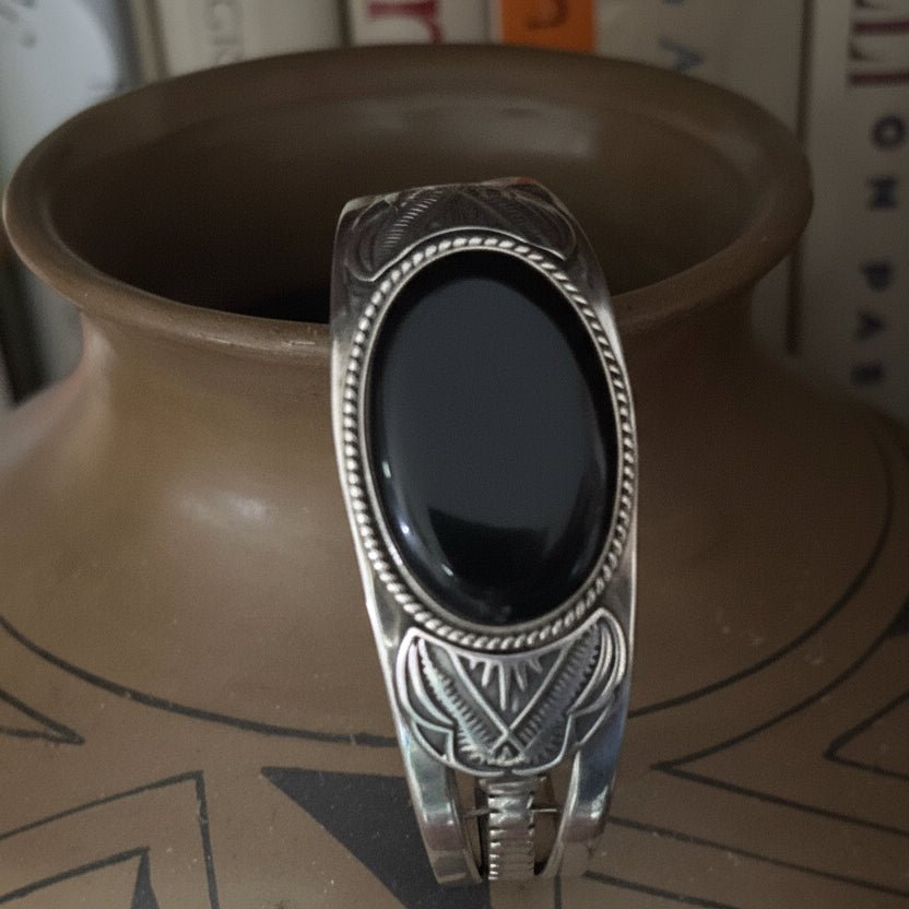The Veronica Cuff Bracelet in Denim Lapis — by TM - Turquoise Mustang