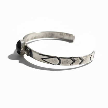 Chaco Single Stone Cuff, Black Onyx, Draper - Turquoise Mustang
