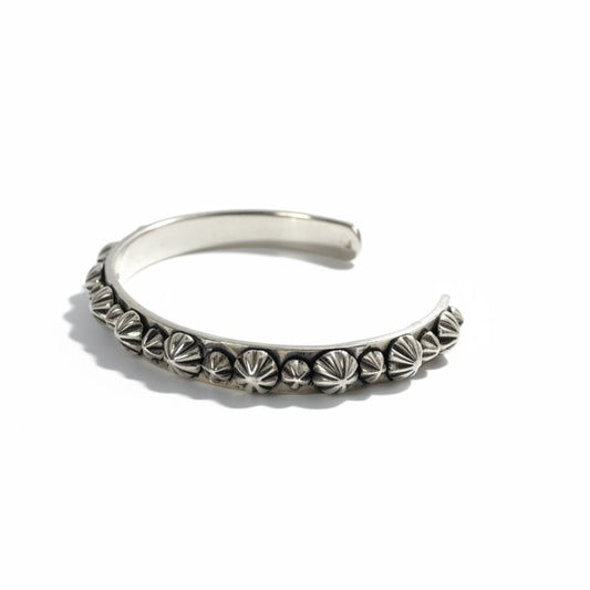 Peyote Button Petite Cuff, Dan Dodson - Turquoise Mustang