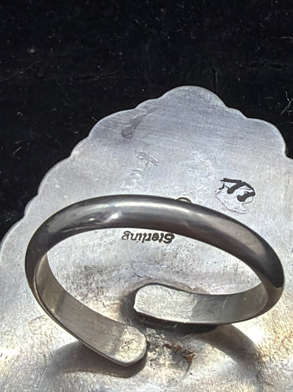 Bumblebee Jasper and Kingman Turquoise Cluster Ring by G James - Turquoise Mustang