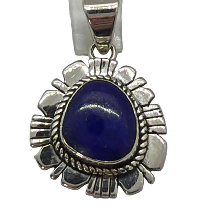 The Daphne Pendant in Premium Lapis - Turquoise Mustang