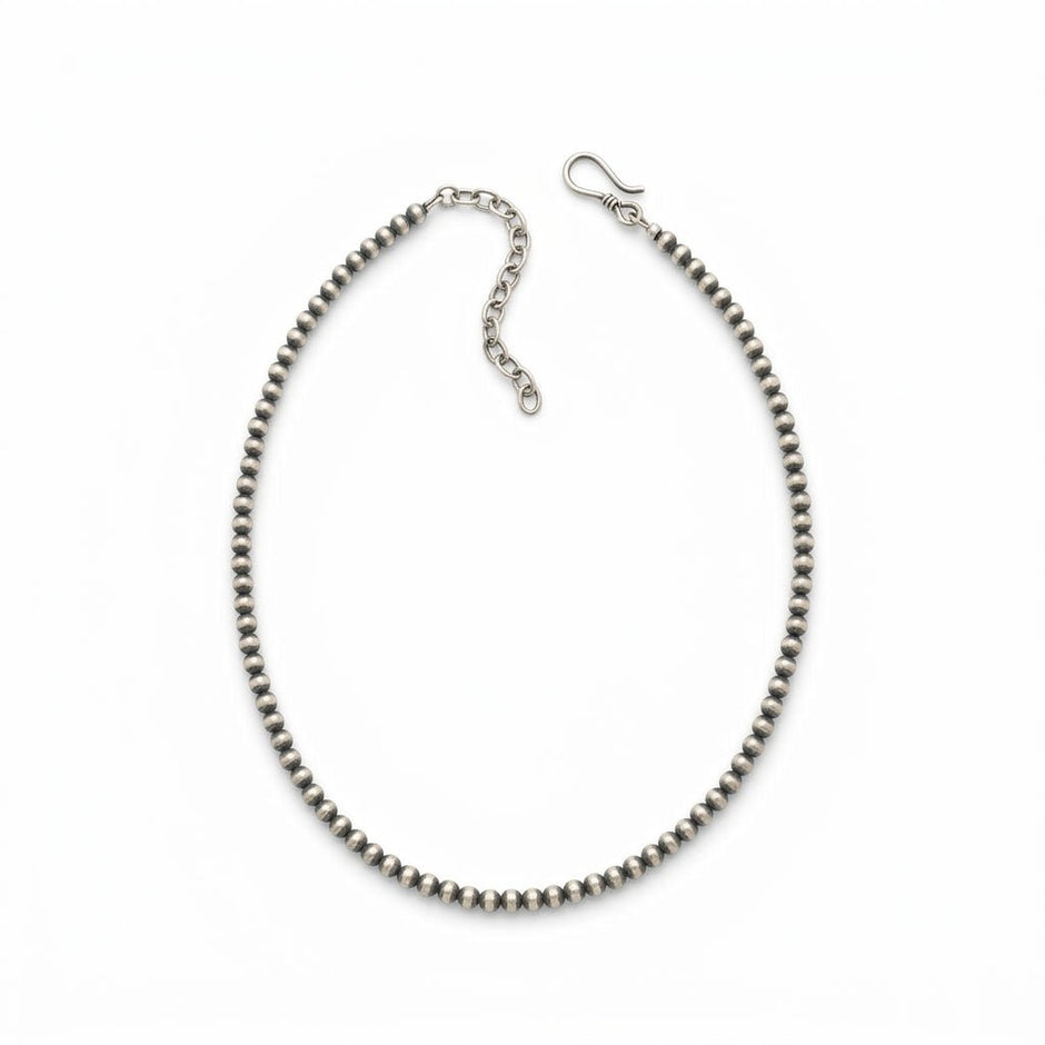 Mustang Silver Pearls | Heavyweight Sterling Silver Strands – Turquoise ...