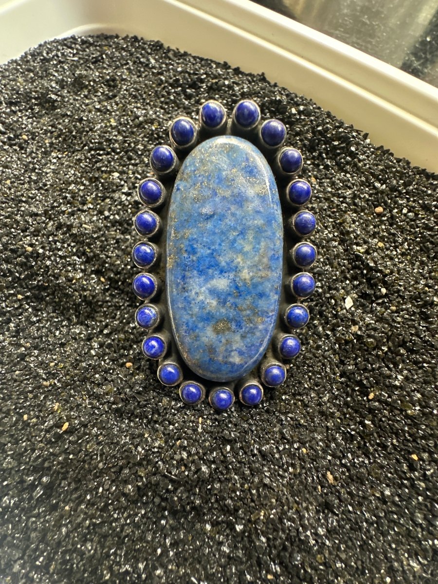 The Daffodil Ring - Turquoise Mustang